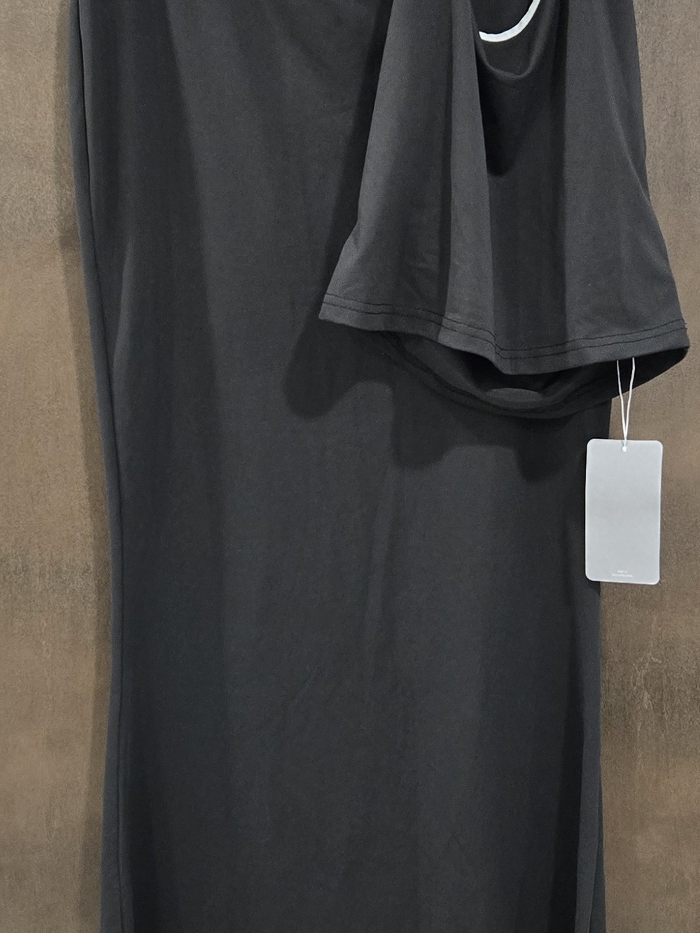 Missguided Black Maxi Skirt with Side Split